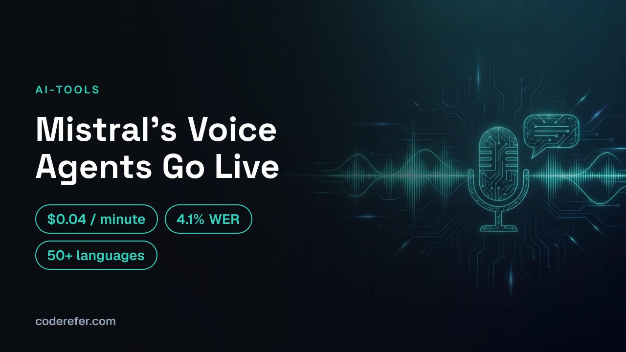 Mistral Voxtral 3 Explained: Voice Agent SDK, Pricing, and Tool Calling