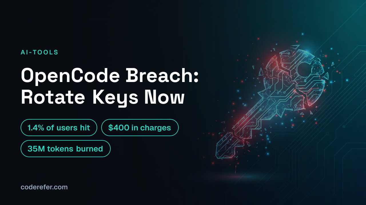 OpenCode Was Breached: How to Rotate Your OpenAI, Anthropic, and Google API Keys