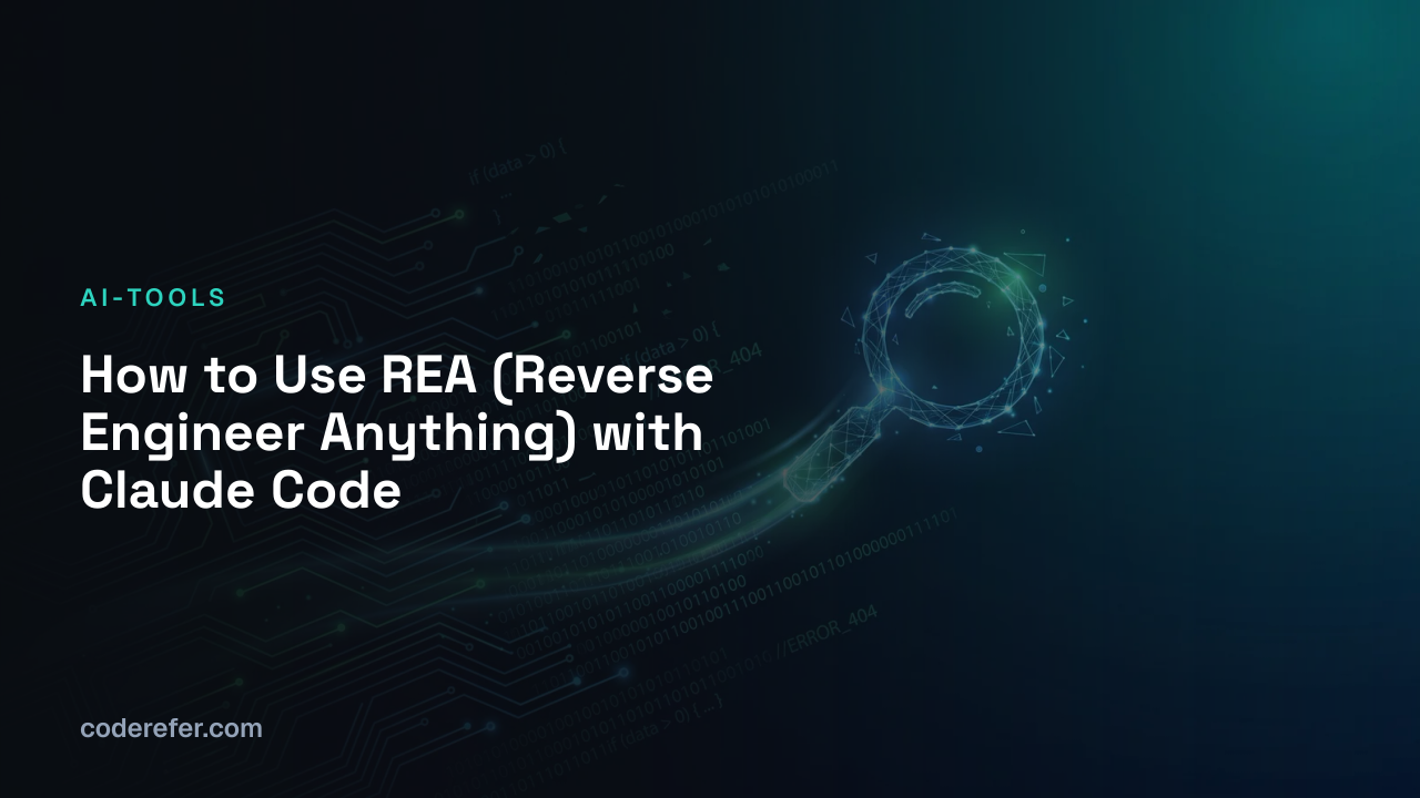 How to Use REA (Reverse Engineer Anything) with Claude Code